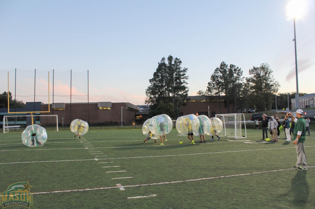 Bump ball "Bubble Soccer" Fall 2014 George Mason Recreation 