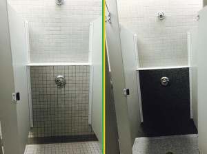 Shower before-after
