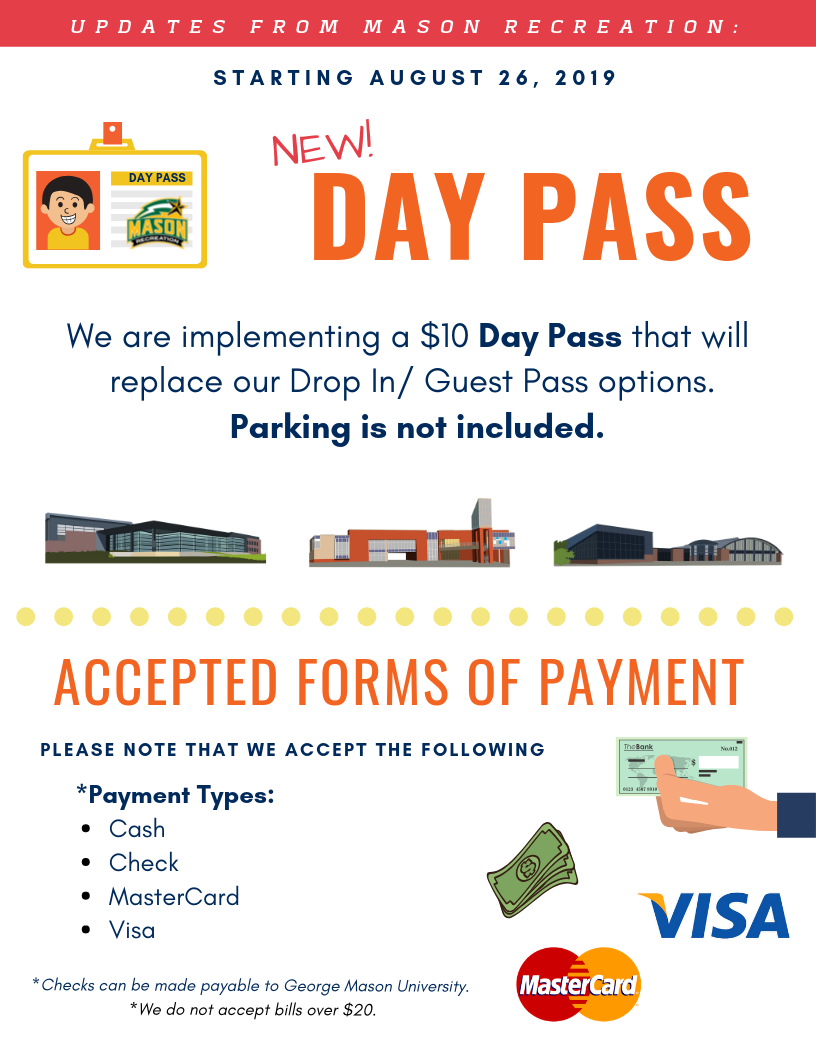 NEW Day pass options available! Recreation