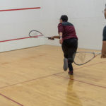 image of two students playing squash at the RAC during summer